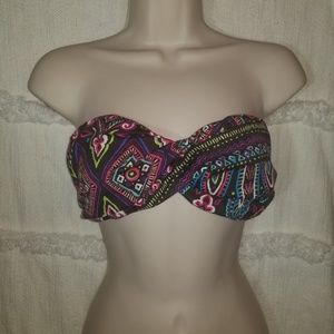 Fun pattern bikini top